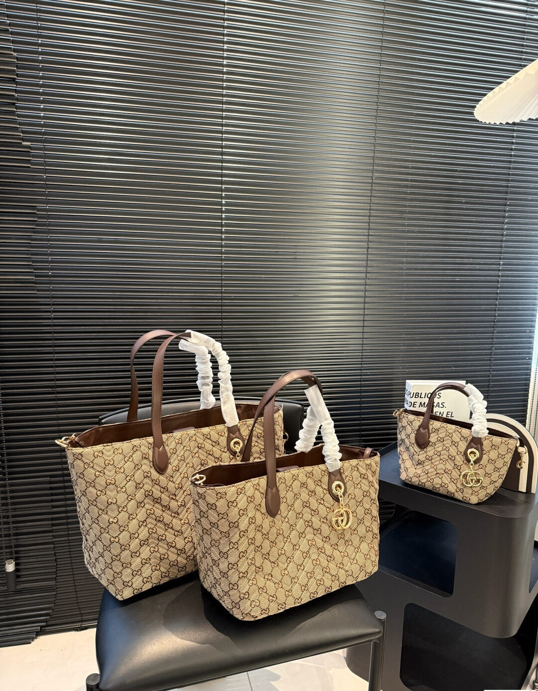 cmp_i1776241632639_9706_0_0 GUCCI MONOGRAM TOTE BAG - Image 1