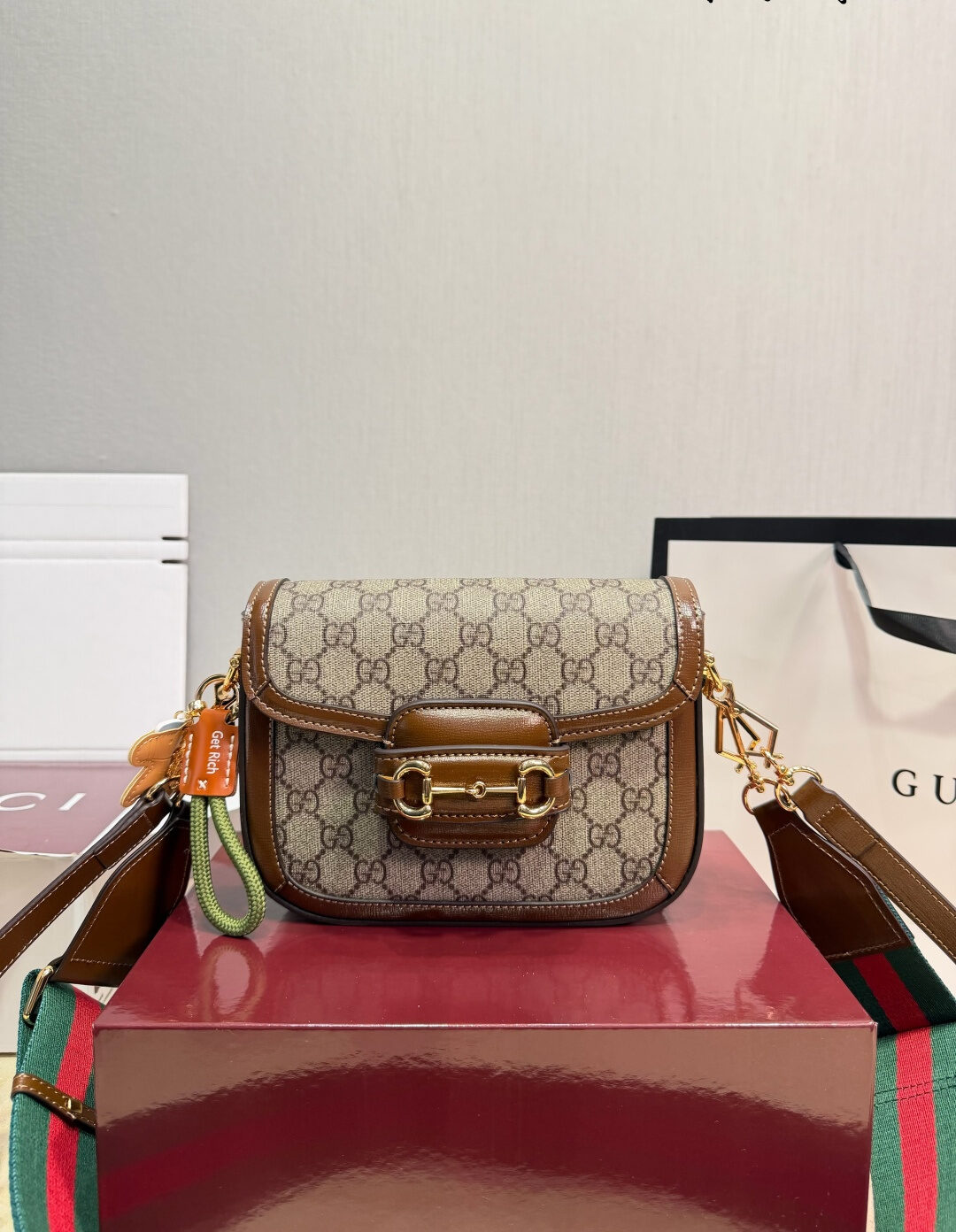 cmp_i1776400415641_1177_0_7 GUCCI 1955 SADDLE BAG - Image 1