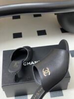 CHANEL DOUBLE C BUCKLE PEEP TOE - Image 2