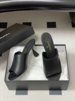 CHANEL DOUBLE C BUCKLE PEEP TOE - Image 3