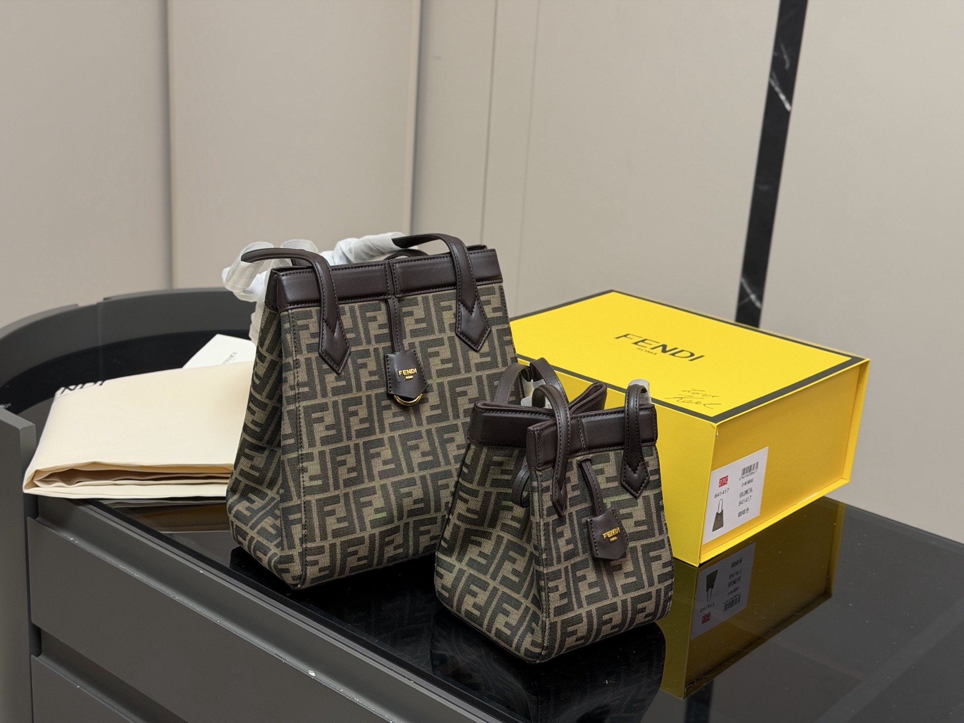 i1775880496354_6784_0_0 FENDI ORIGAMI SHOPPING BAG - Image 1