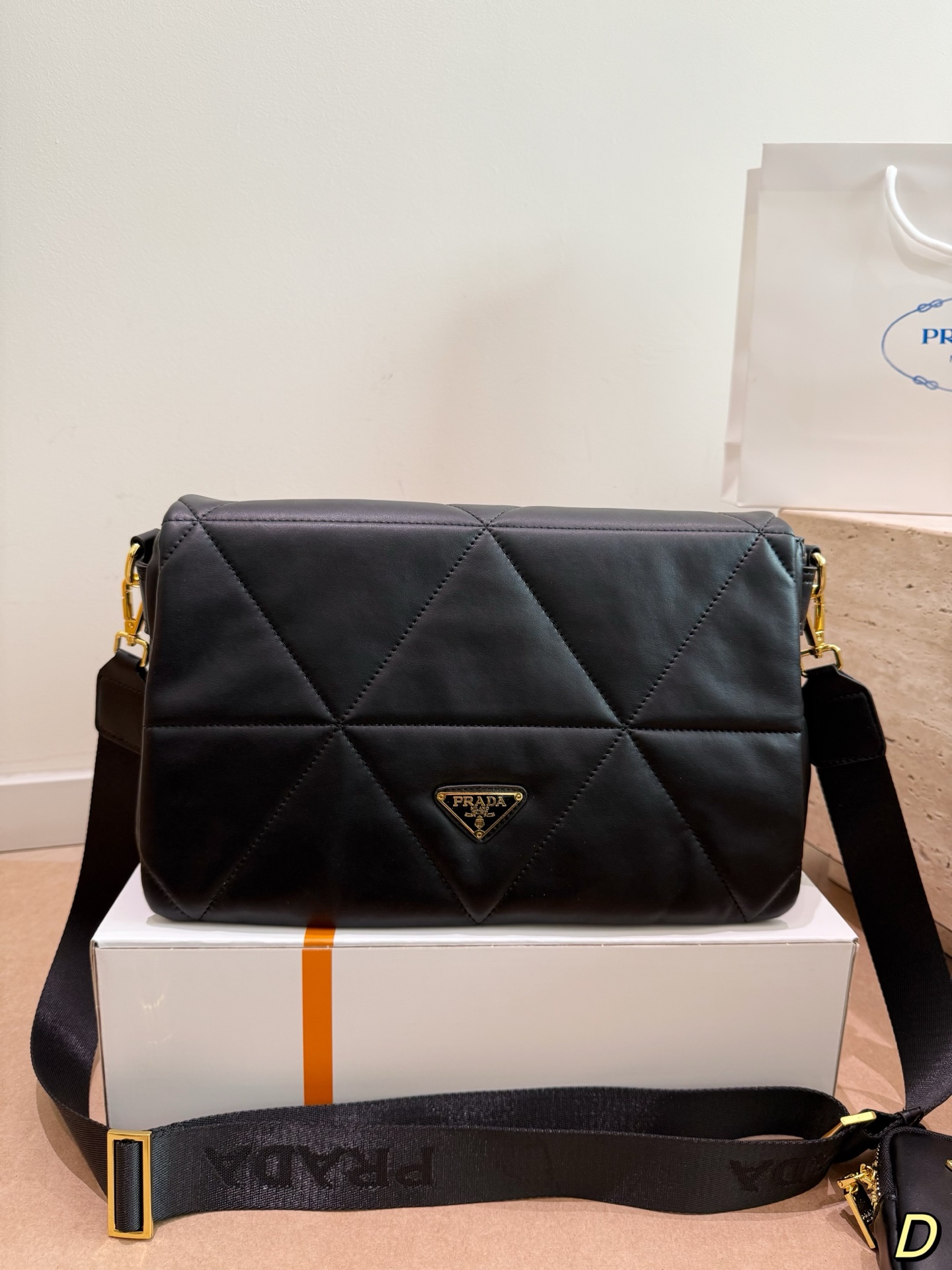 i1776523730813_9353_0_0 PRADA QUILTED LEATHER CROSSBODY BAG - Image 1