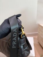 PRADA QUILTED LEATHER CROSSBODY BAG - Image 3